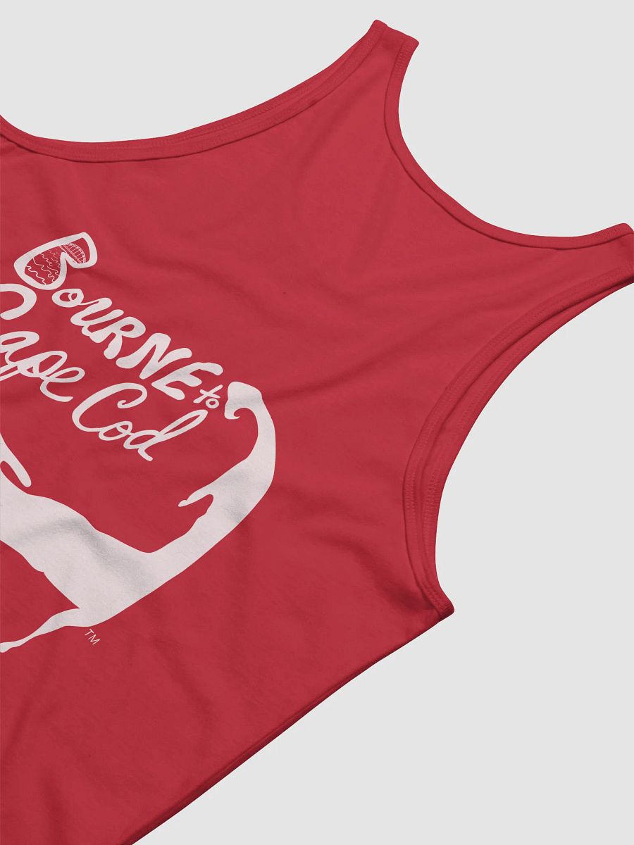 Cape Classic Tank | BRN.2C.C.™ | Men’s Jersey Tank Top | BOURNE to Flex™ | White Logos product image (7)