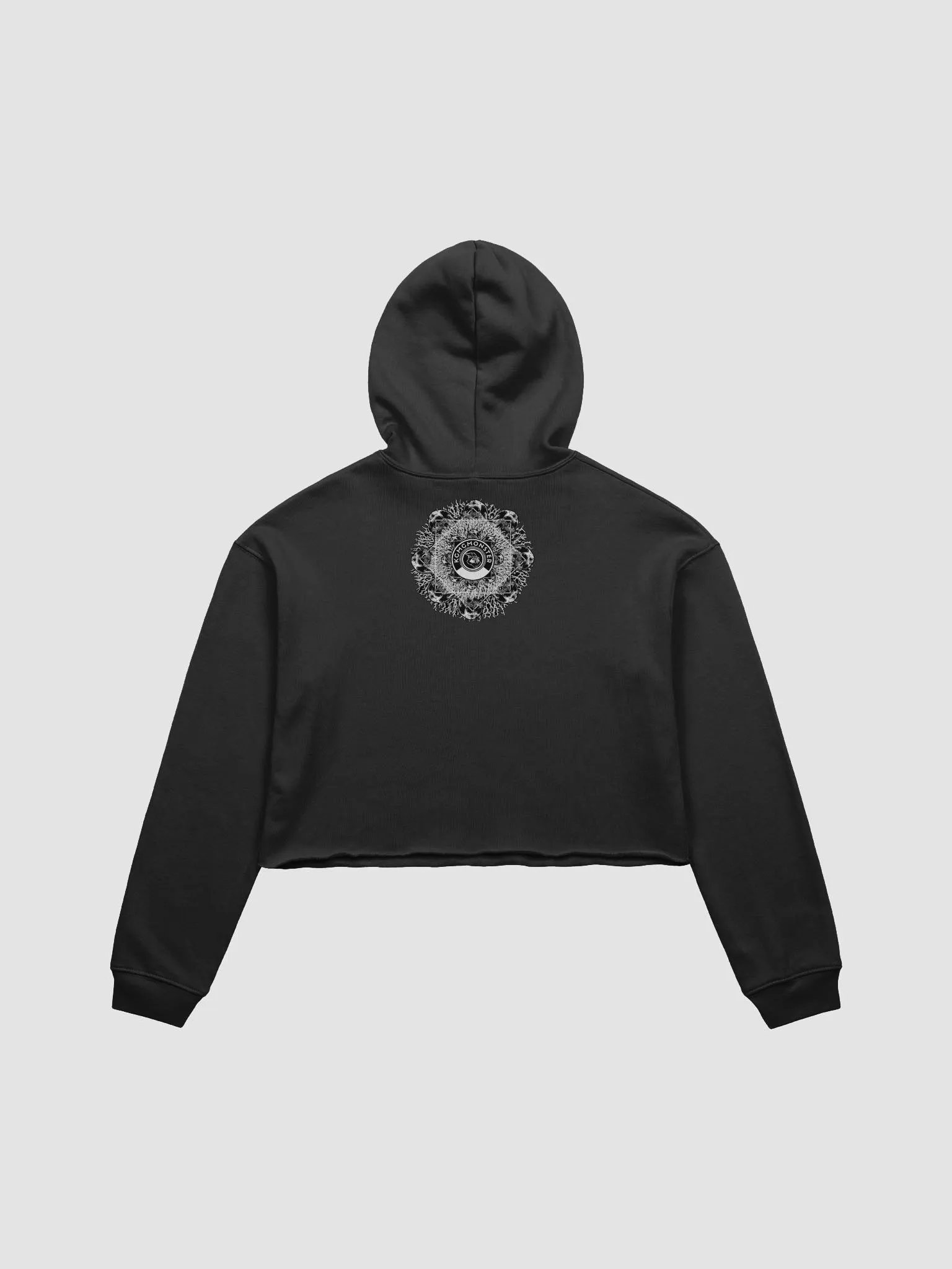 Holy Carp: Bella+Canvas Fleece Crop Hoodie product image (2)