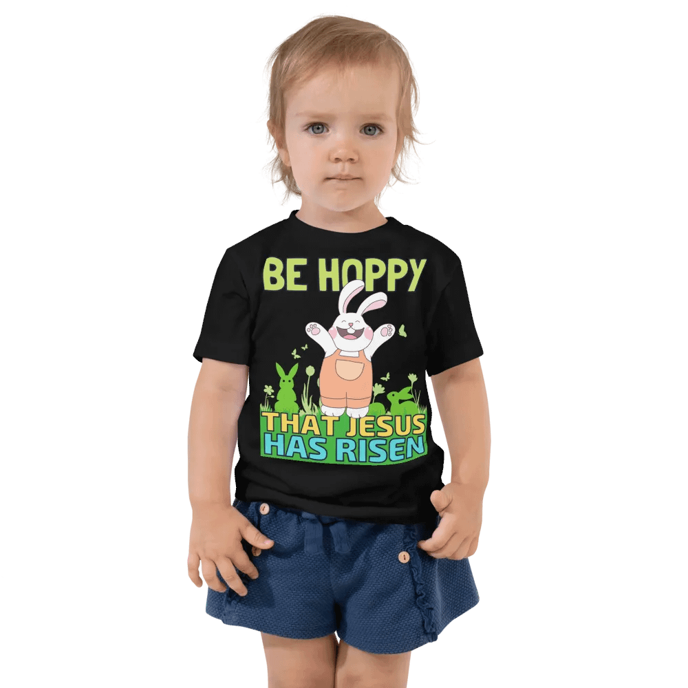 Be Hoppy That Jesus Has Risen Toddler Easter T-Shirt product image (2)