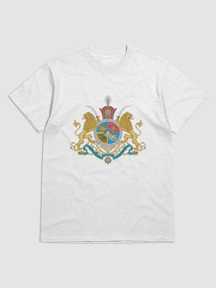 Short Sleeve T-Shirt with Iran Royal Emblem - تی‌شرت آستین کوتاه با نشان شاهنشاهی product image (1)