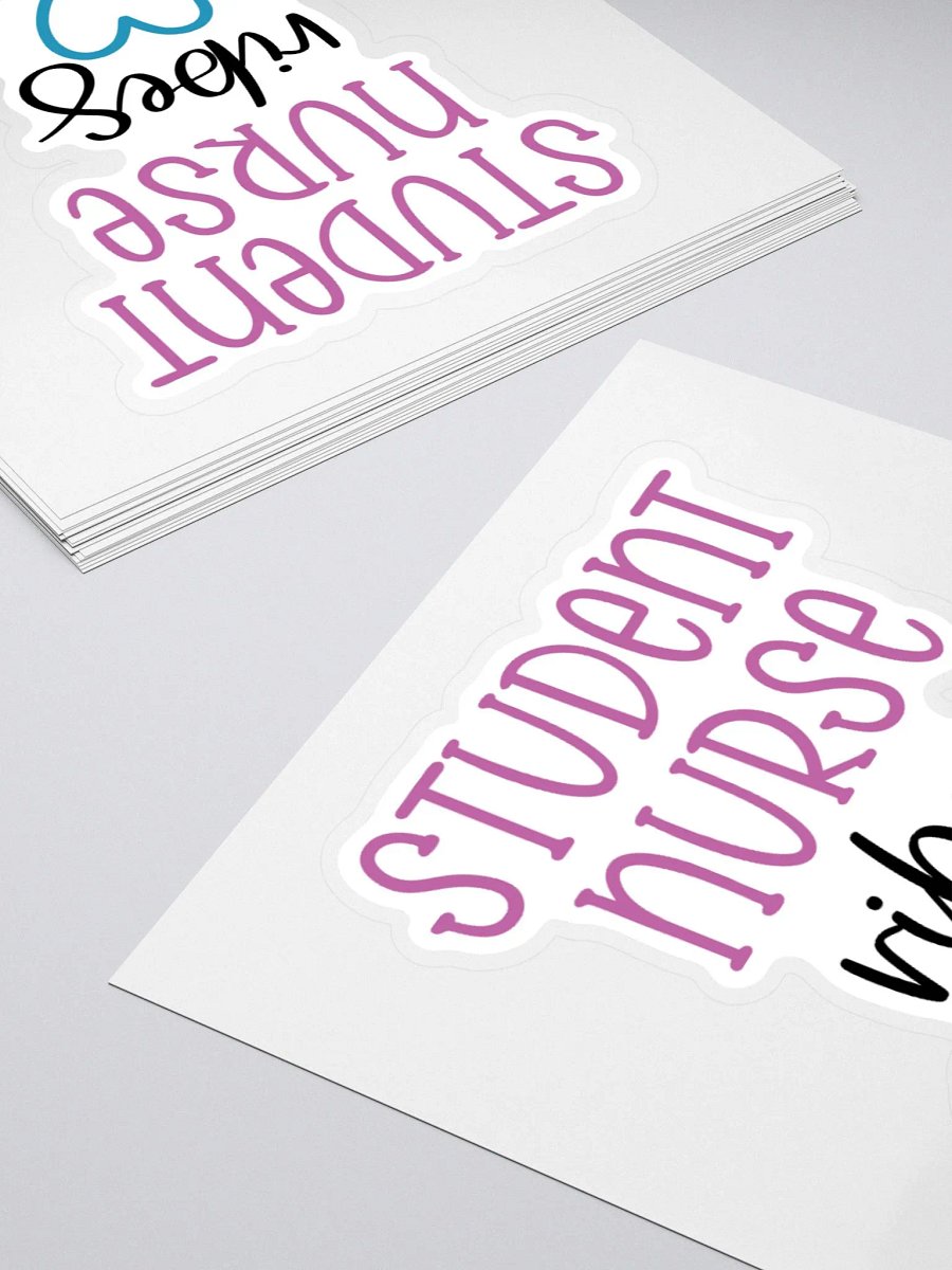 Student Nurse Vibes Sticker product image (10)