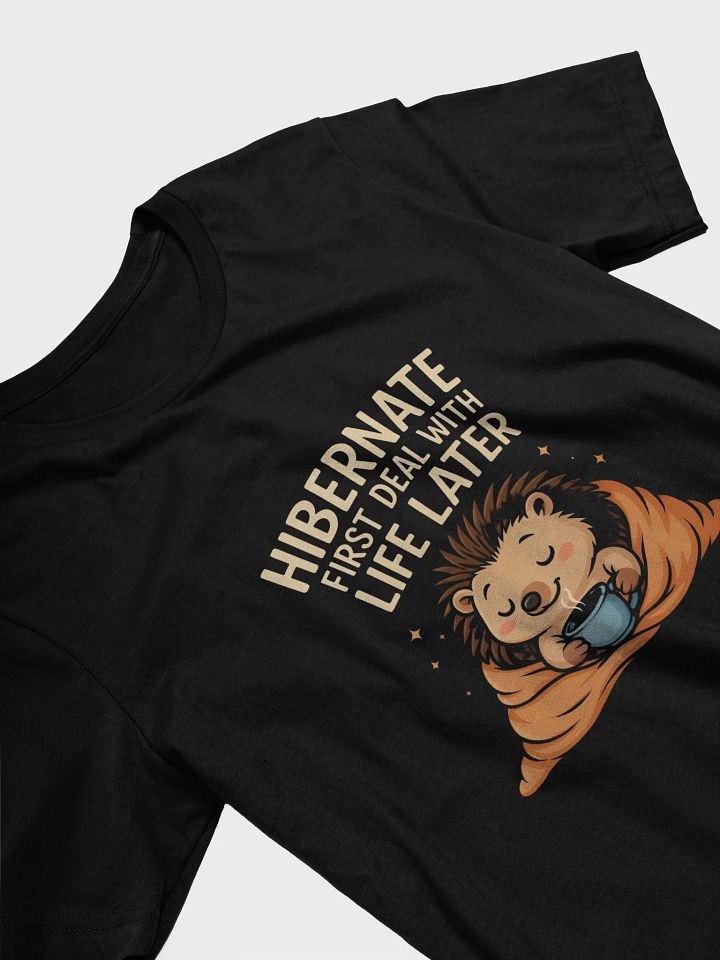 Cozy Hibernate Hedgehog T-Shirt product image (2)