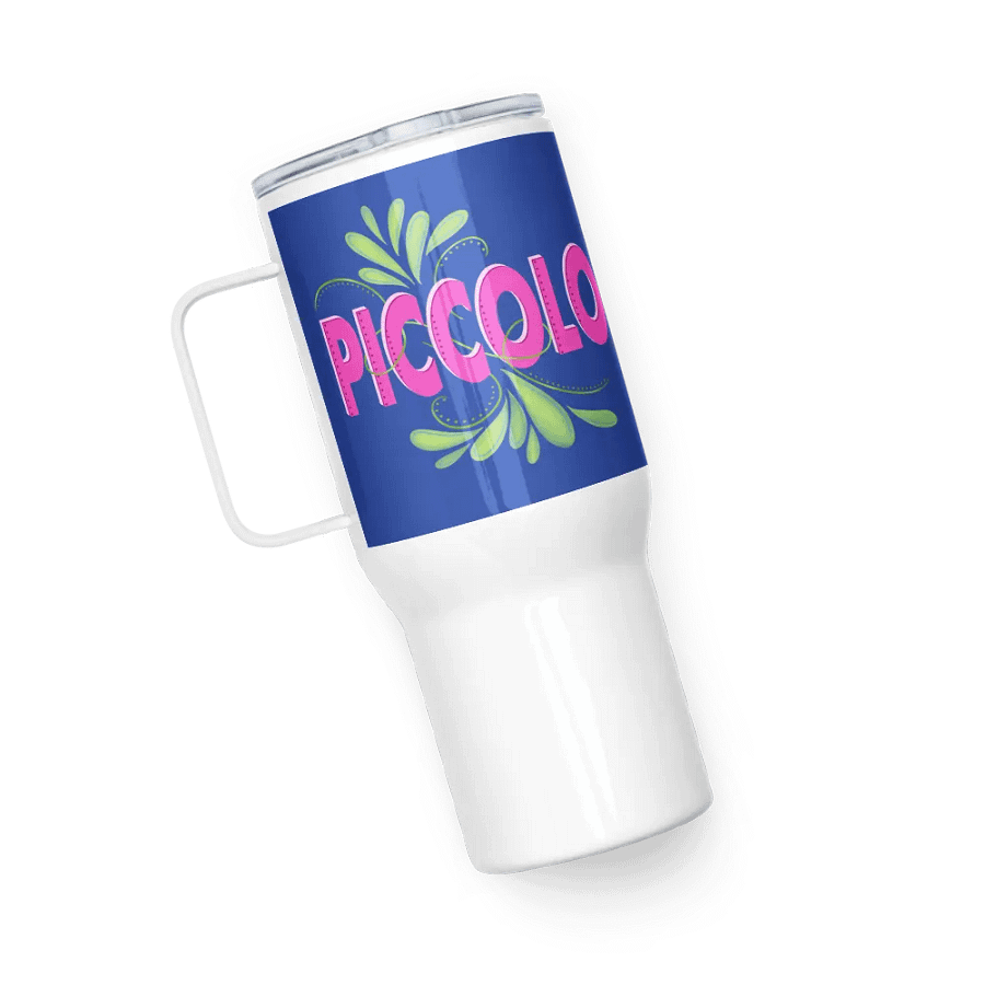 Flute Flourish Travel Mug with Handle - Piccolo product image (4)