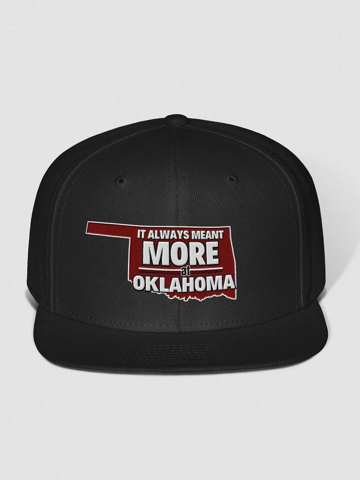 It Always Meant MORE at Oklahoma Wool Blend Snapback Cap product image (6)