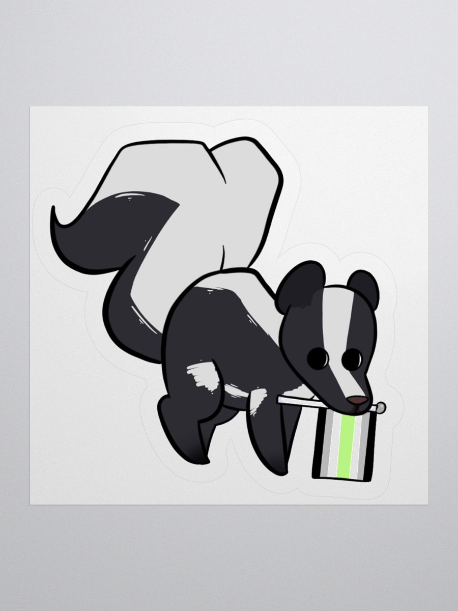 Agender Skunk Sticker product image (4)