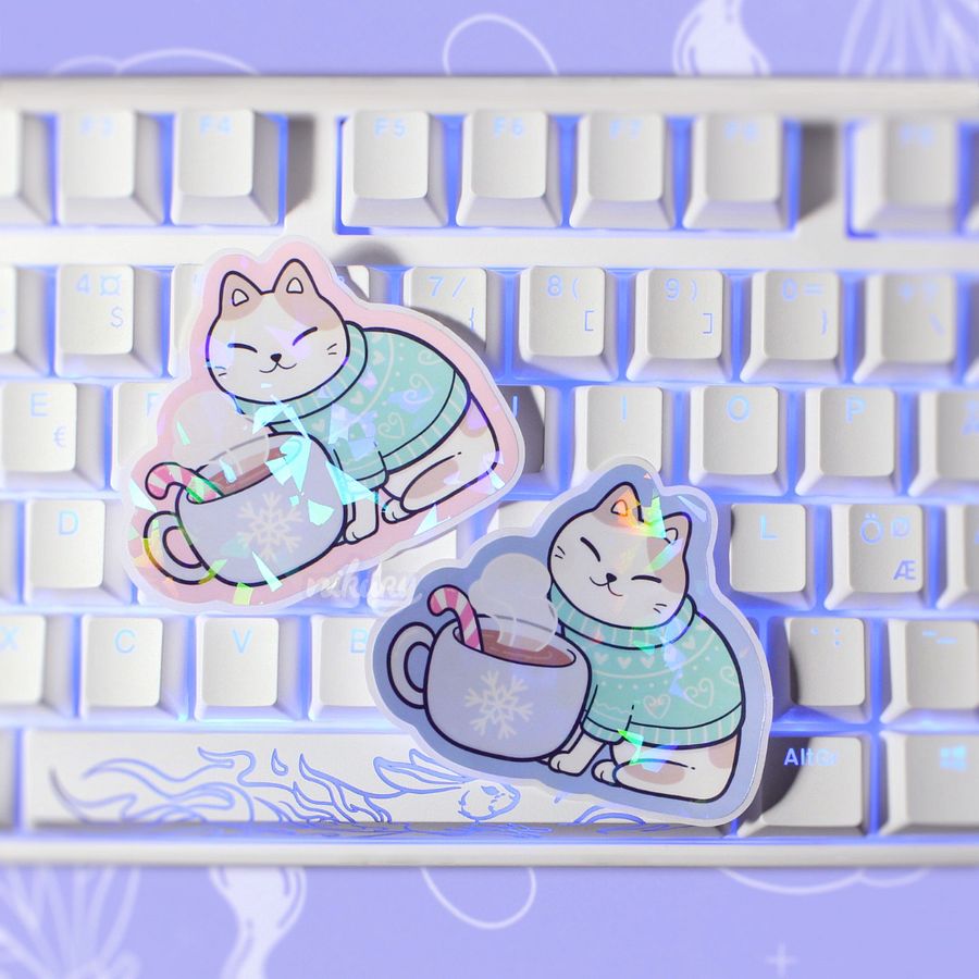 Sweater Kitty Stickers | 2 Colors product image (2)