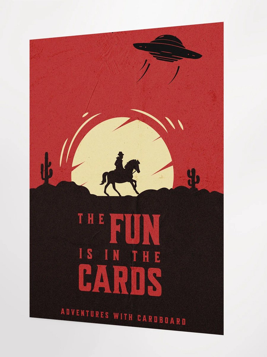 Fun in the Cards Game Room Poster for Board Gamers - 18