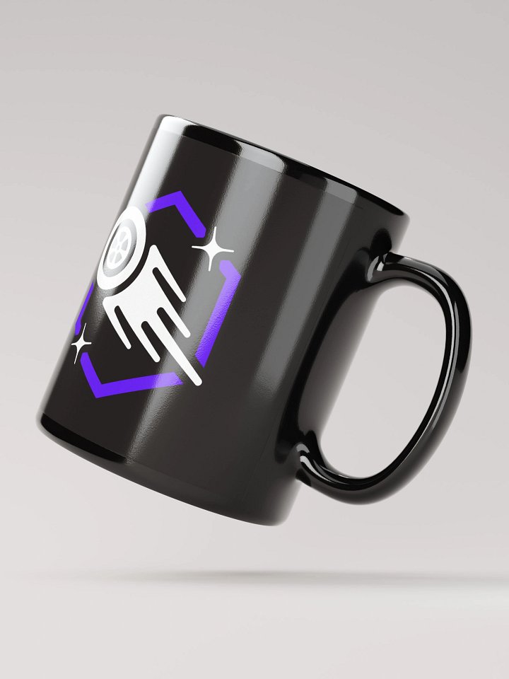 Black Ceramic Mug (Color Logo) product image (3)