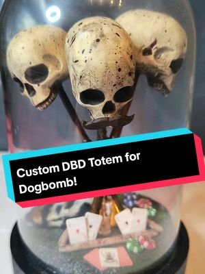 This was my very first custom request for a personalised DBD Totem and I had SO much fun making it, I can't wait to see what other requests I may get in the future ✨  thank you for commissioning me! @dogbomb | TTV  #dbdtiktok #deadbydaylight #dbd #dbdclips #dbdmoments 