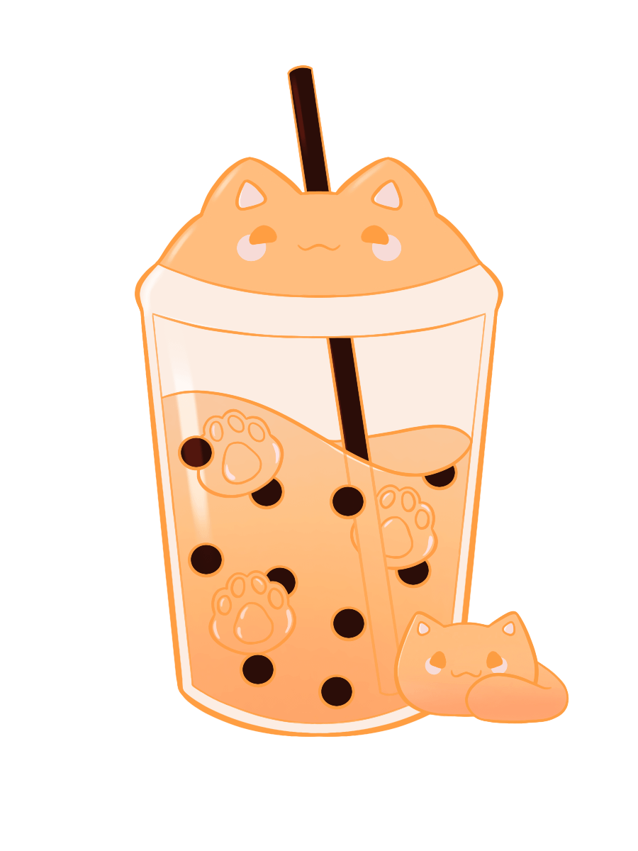 Boba Milk Cat Stickers product image (3)