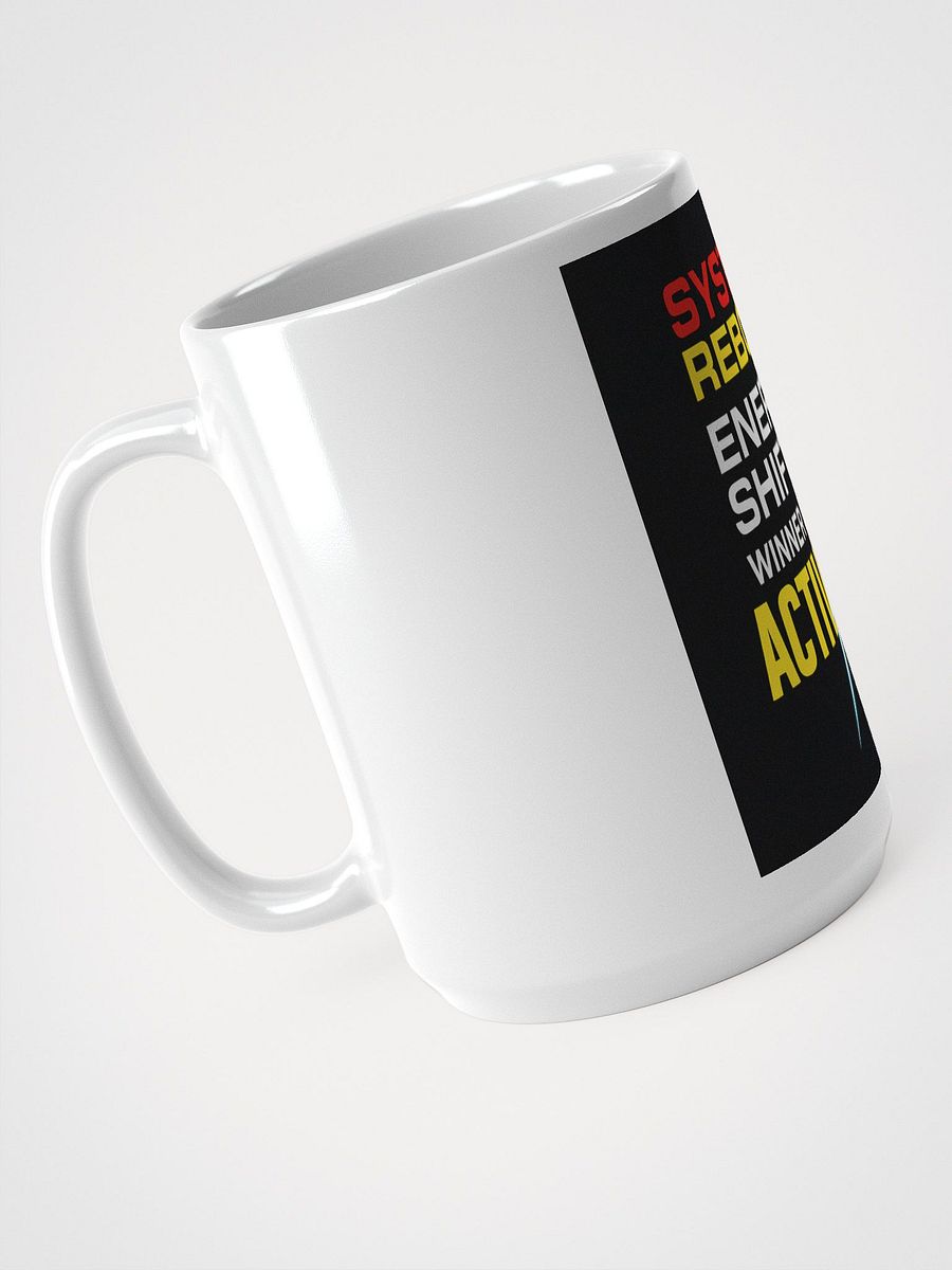System Reboot Mug – Winner Mode (15 oz White) product image (4)