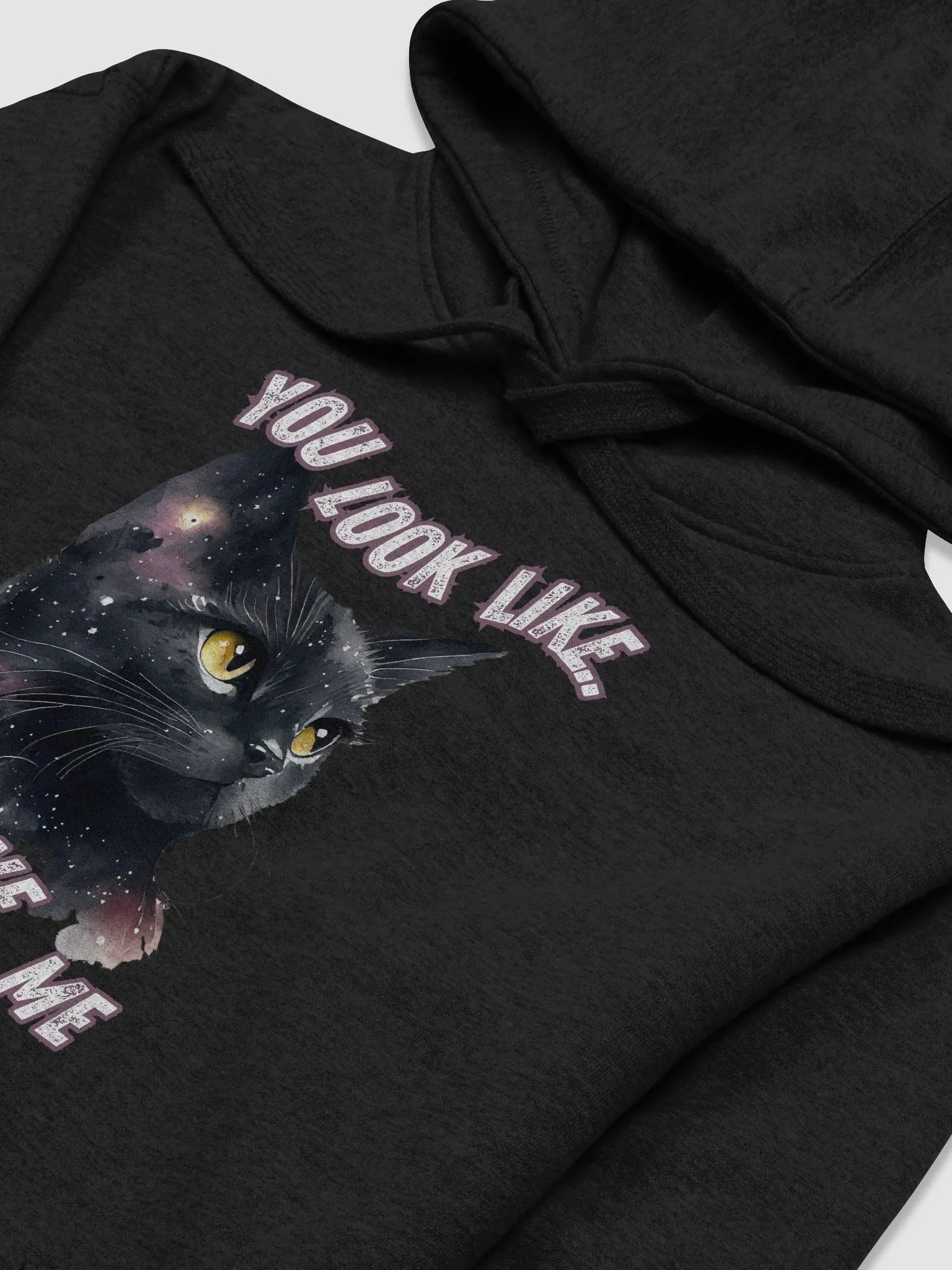 Galactic Cat Love Unisex Hoodie product image (3)