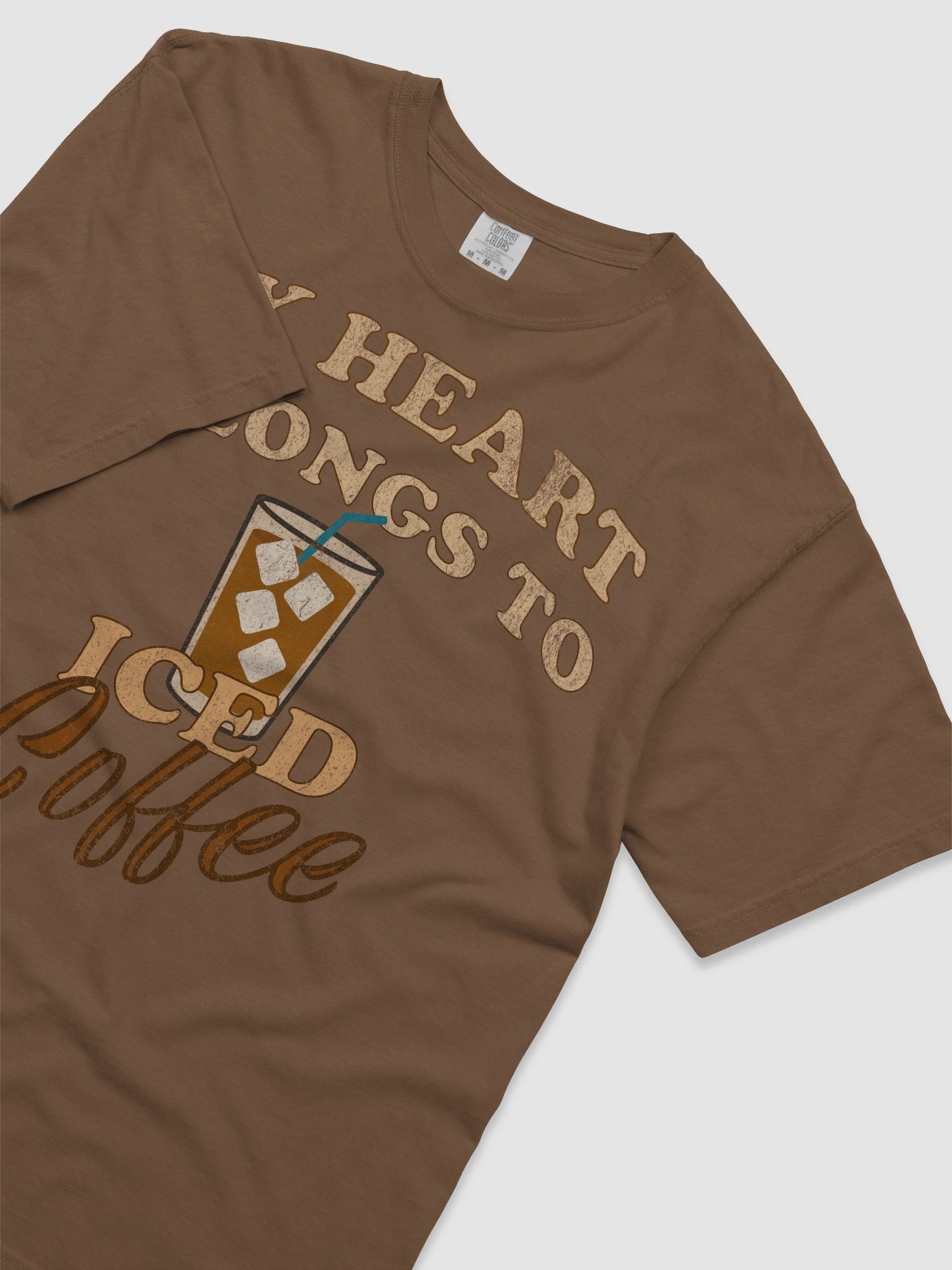 Iced Coffee Lover's Comfort Tee product image (22)