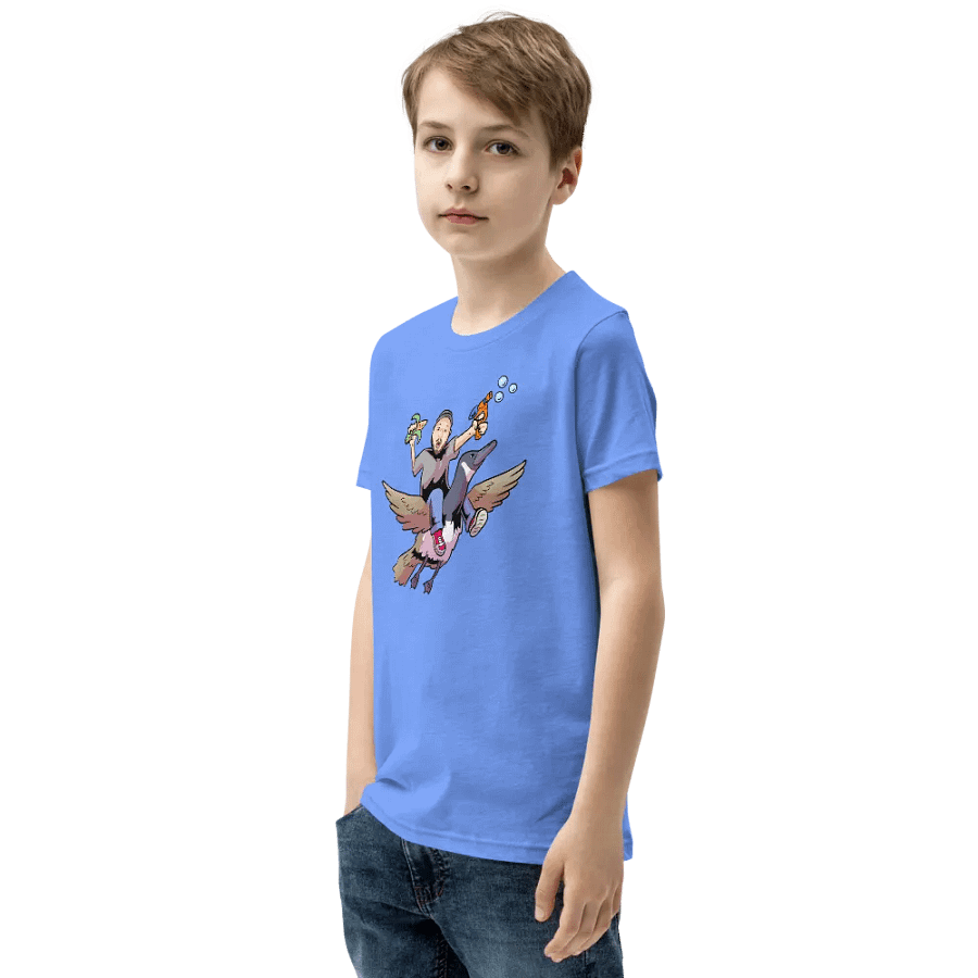 BMD Goose Riding Youth T-Shirt product image (16)