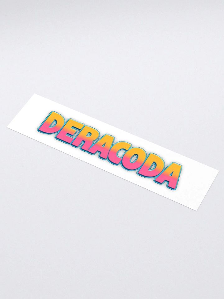Deracoda Basic Logo Kiss-Cut Sticker product image (1)