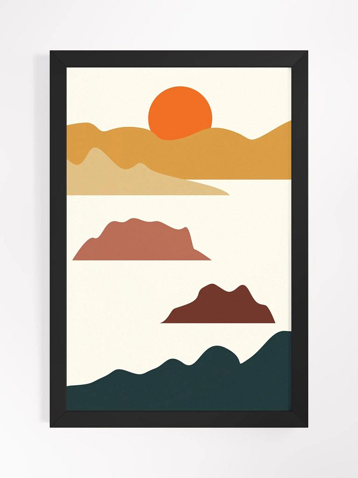 Sundown Serenity Framed Poster product image (1)