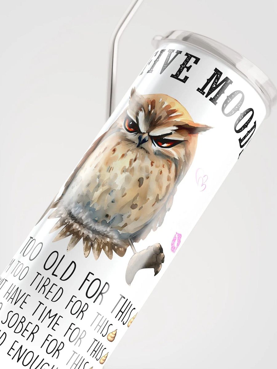 Whimsical Owl Stainless Steel Tumbler product image (6)