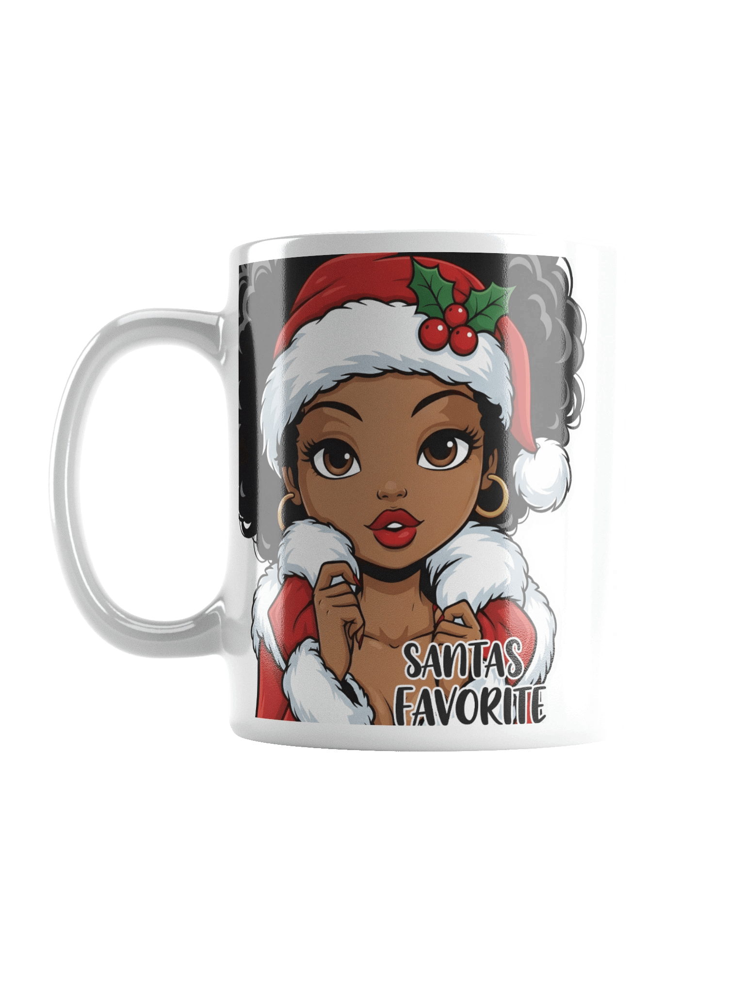 Afro Latina Christmas Santa Girl product image (2)