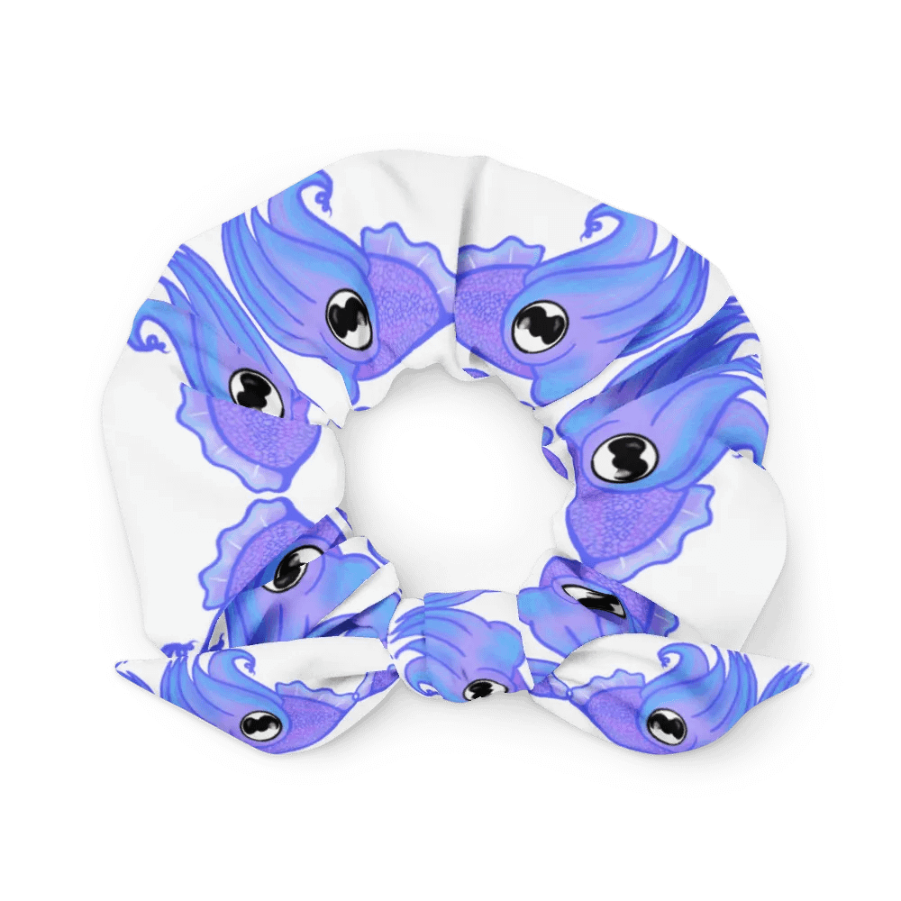 !Purple Cuttlefish Scrunchie product image (4)