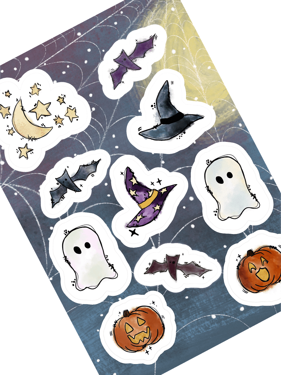 Spooky Halloween Sticker Sheet product image (1)