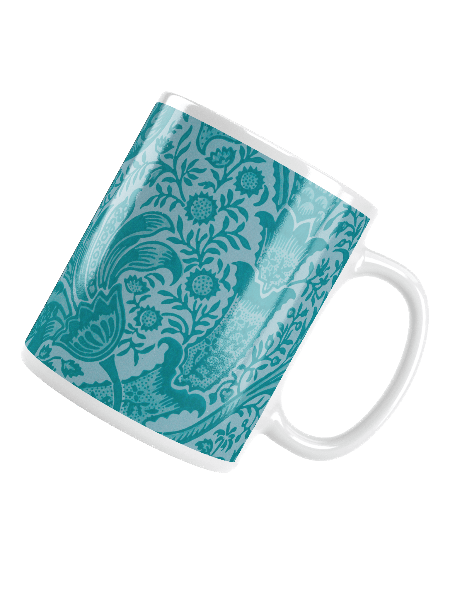 Teal Elegance Glossy Mug product image (5)