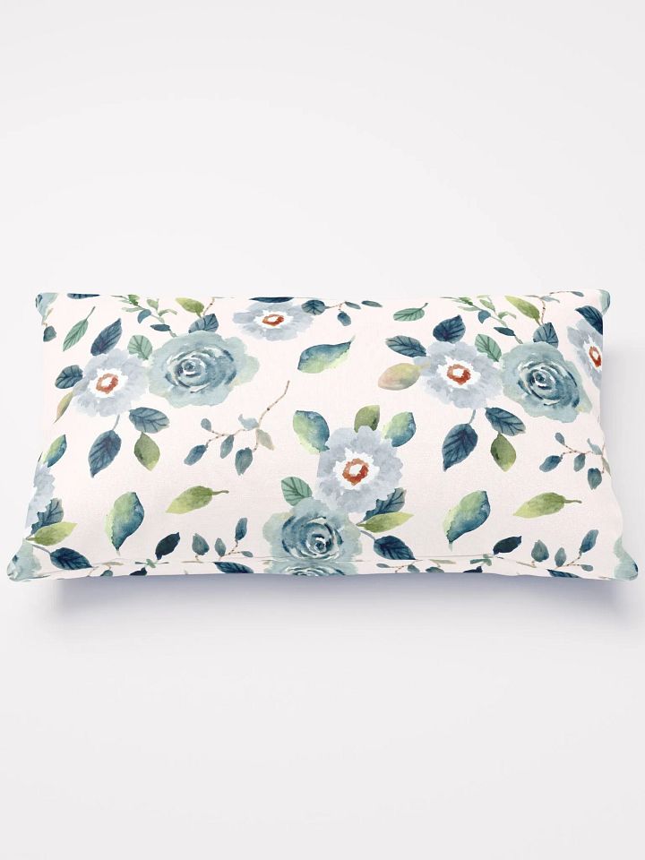Blue Floral Pillow product image (2)