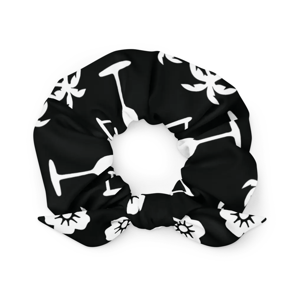 Monochrome Paradise Scrunchie product image (1)