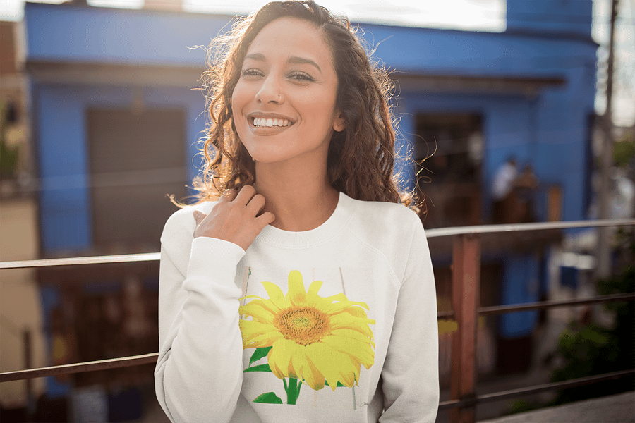 Sunflower Picture Unisex Sweatshirt product image (2)