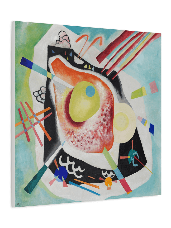 Wassily Kandinsky's "Weisses Oval" canvas print product image (2)