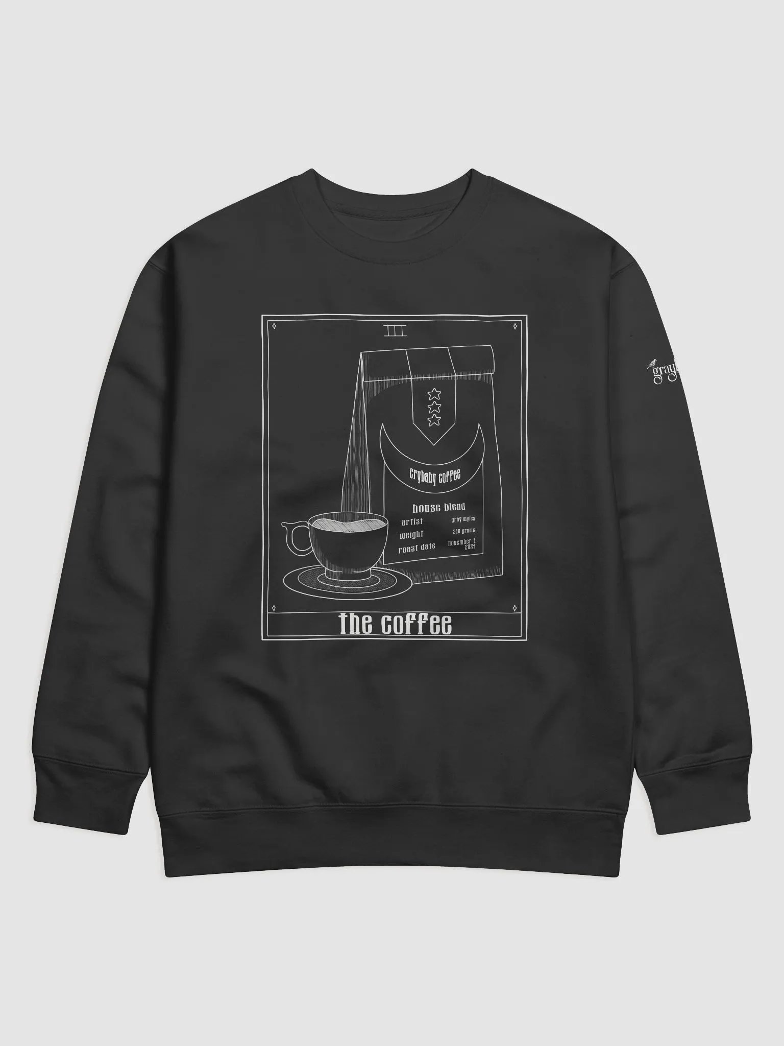 The Coffee Tarot Card Sweatshirt product image (1)