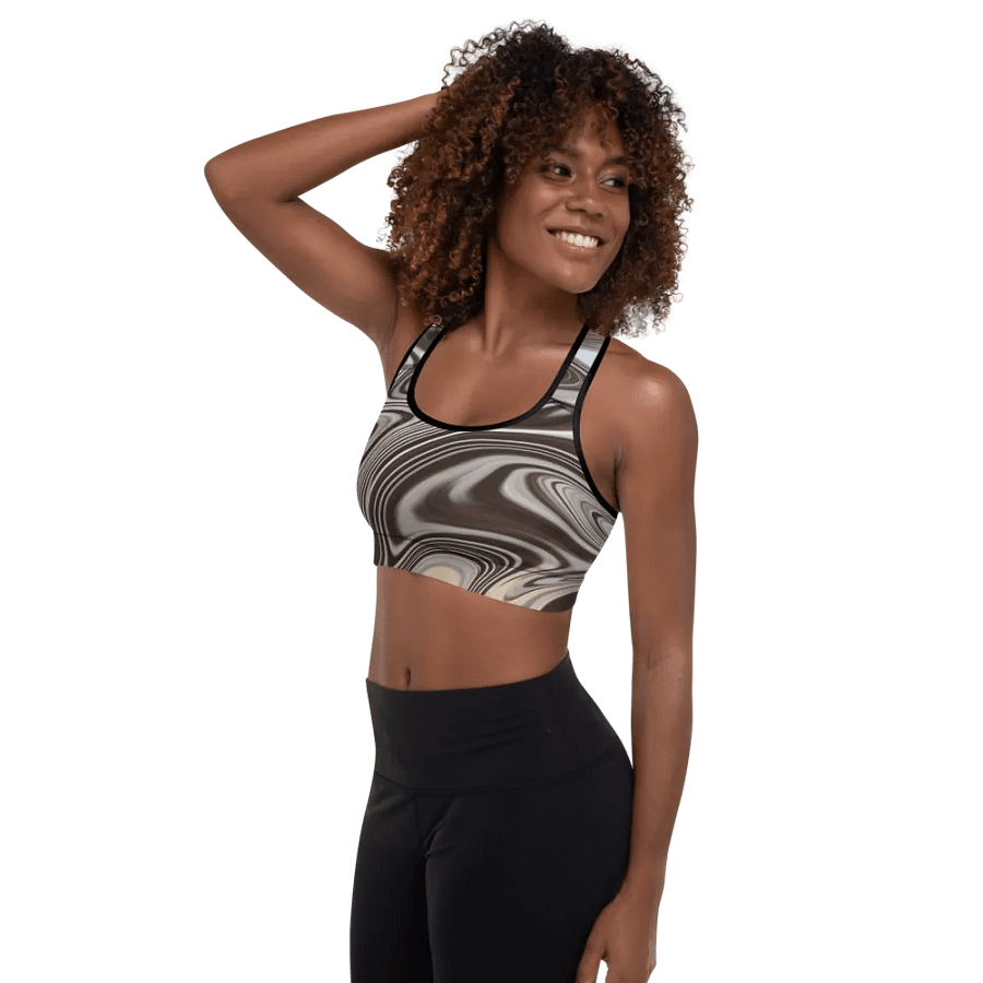 Swirl of Serenity Padded Sports Bra product image (5)