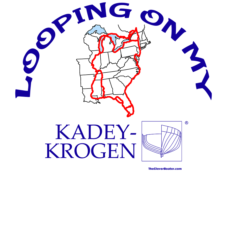 Looping On My Kadey-Krogan - T-Shirt - Light Shirt w/Blue Logo product image (5)