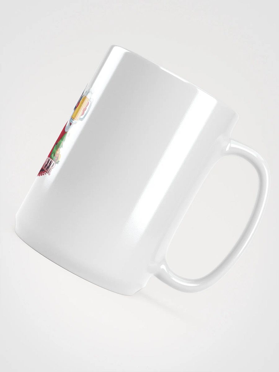Santa’s Holiday Cheers White Glossy Mug product image (4)