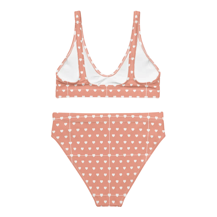 Pastel Heart Seamless Pattern High Waisted Bikini - V13 product image (2)