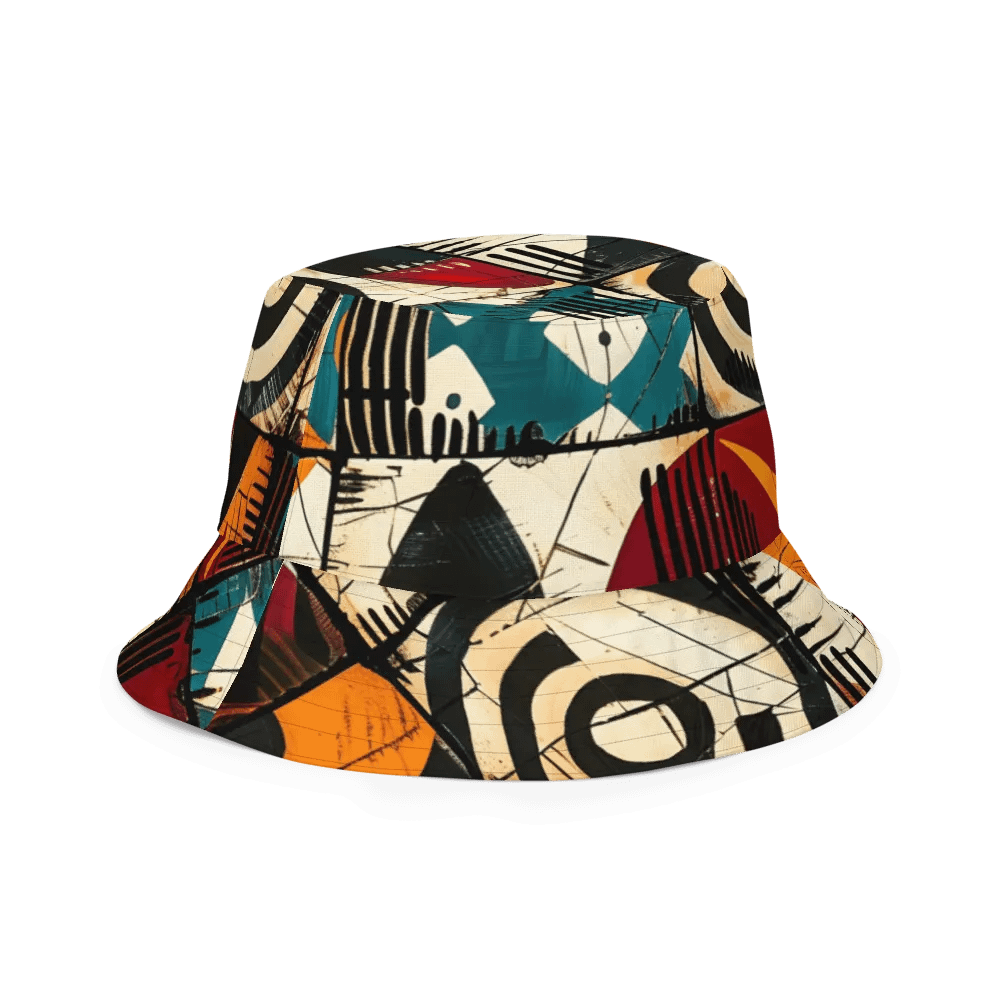 Heritage Patterns: African Tribal Seamless Design Reversible Bucket Hat" product image (9)
