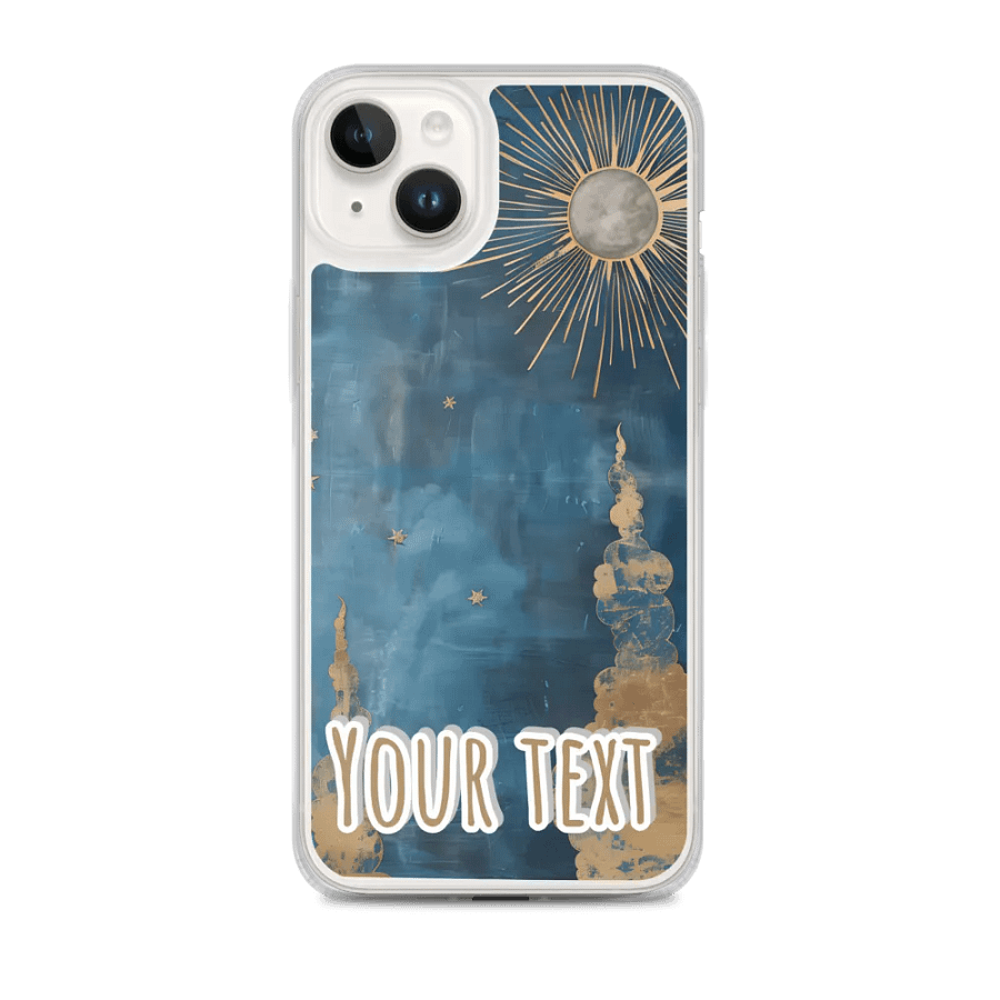 Celestial Moon Zodiac MagSafe® Clear Case product image (1)