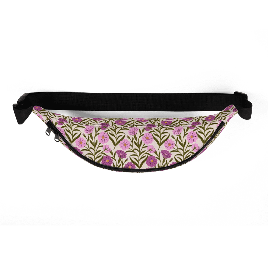 Corncockle Bouquet - Pink and Forest Green - Fanny Pack product image (8)