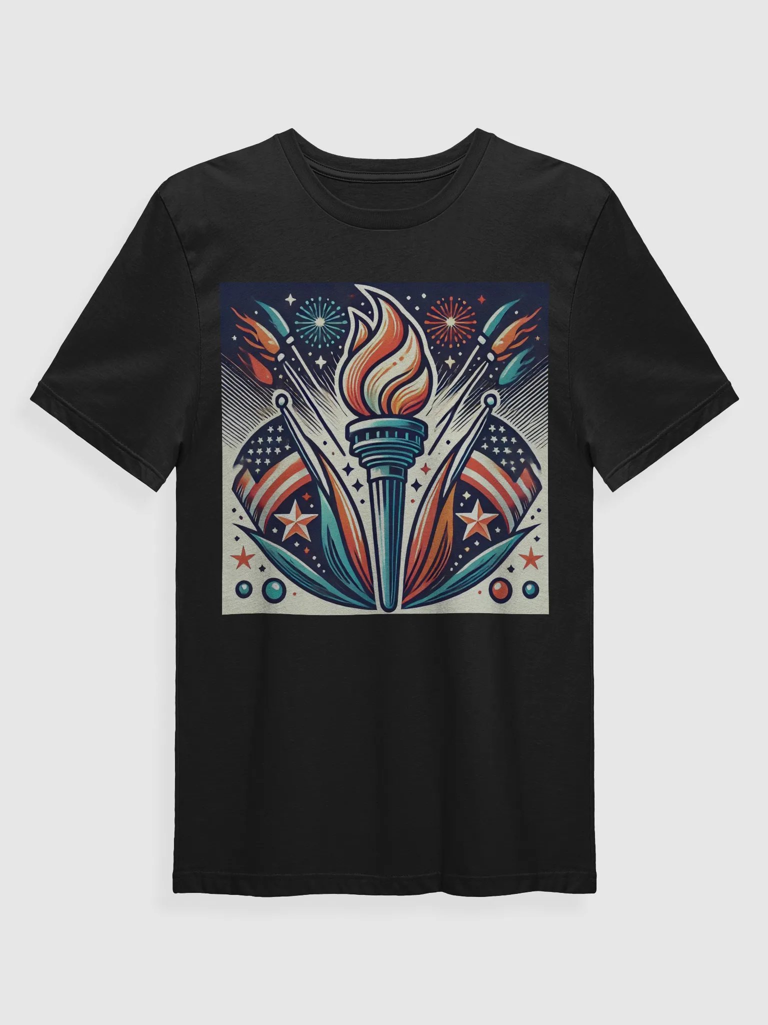 Eternal Flame Patriotic T-Shirt product image (6)
