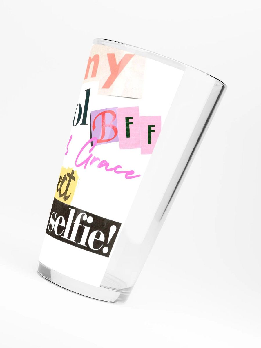 Energetic Phrases Shaker Pint Glass product image (6)