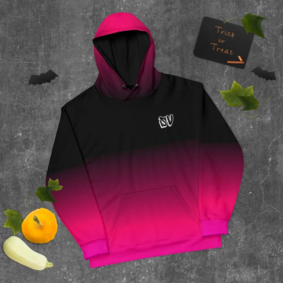 STRAIGHT VIBIN NEON COLOR FADE STYLE TANJIRO DEMON SLAYER HOODIE product image (9)