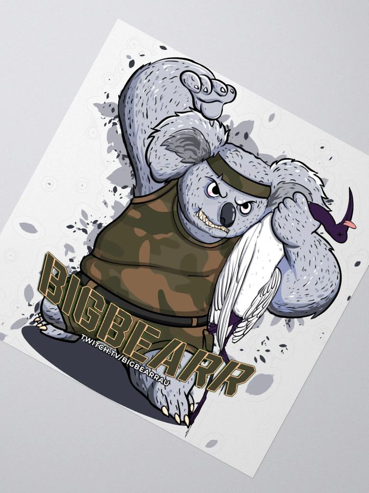 Camo Koala Sticker product image (6)