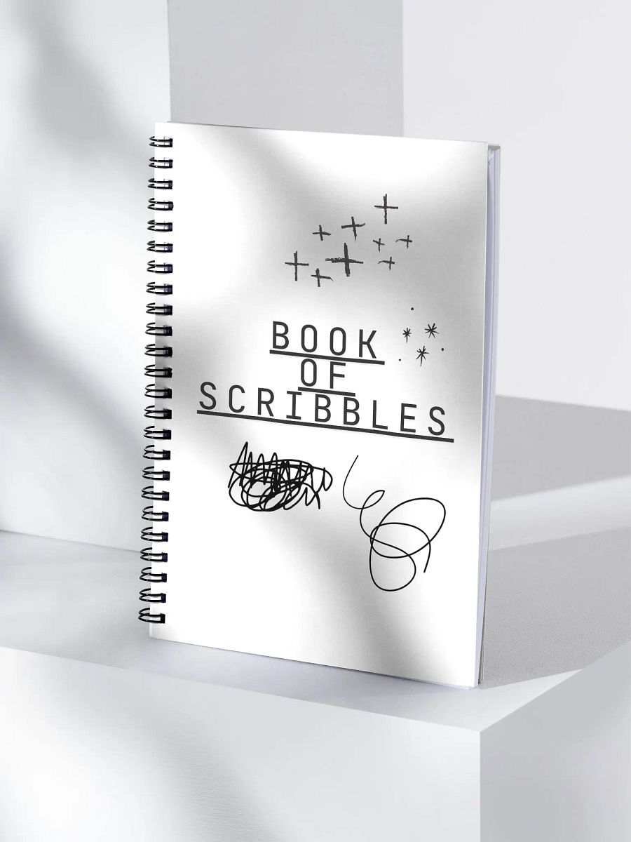 Scribbles Spiral Notebook product image (4)