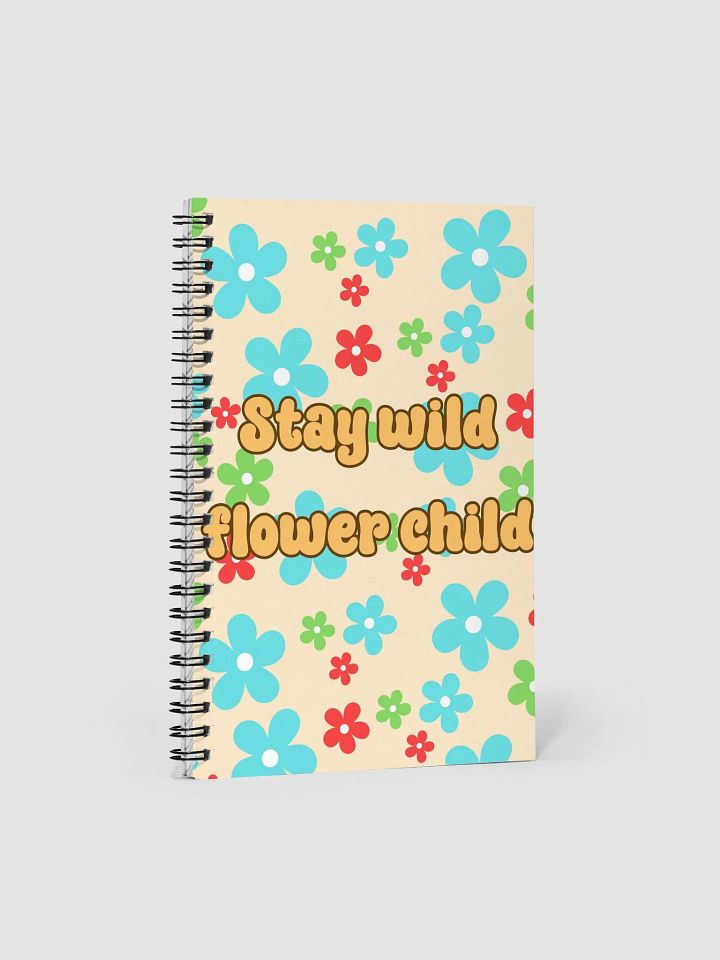 Stay Wild Flower Child Journal 70s Themed Nature Inspirational & Motivational product image (1)
