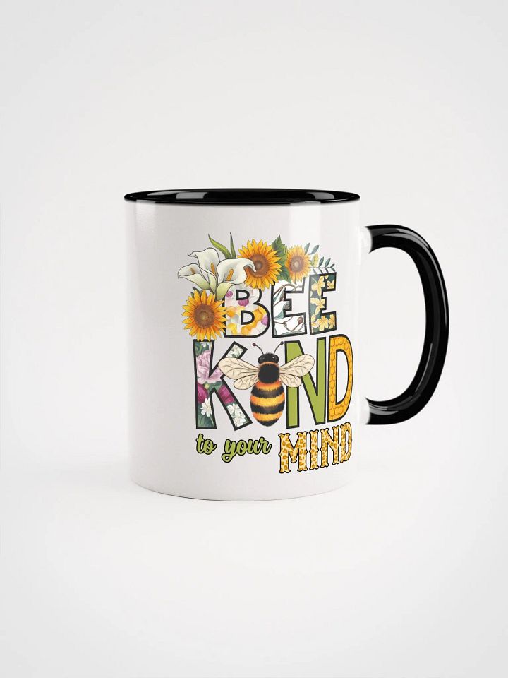 Bee Kind to Your Mind Accent Mug product image (1)