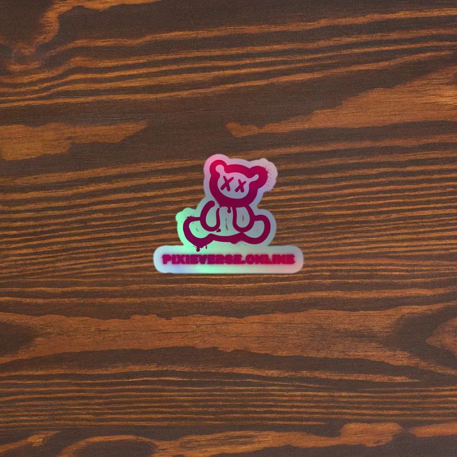 PixieStickers - Holographic with Pink lettering product image (3)