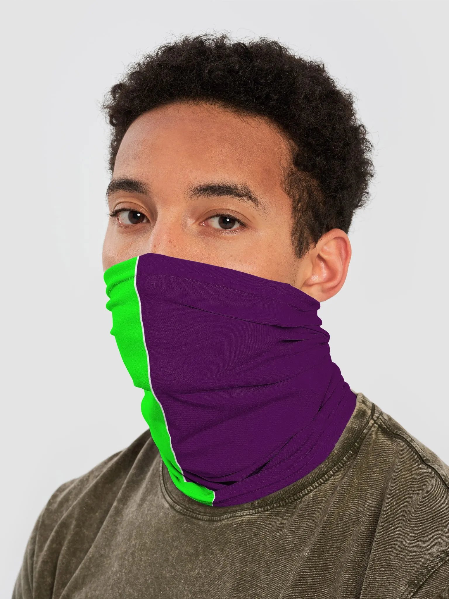 Purple And Green Gator Mask product image (2)