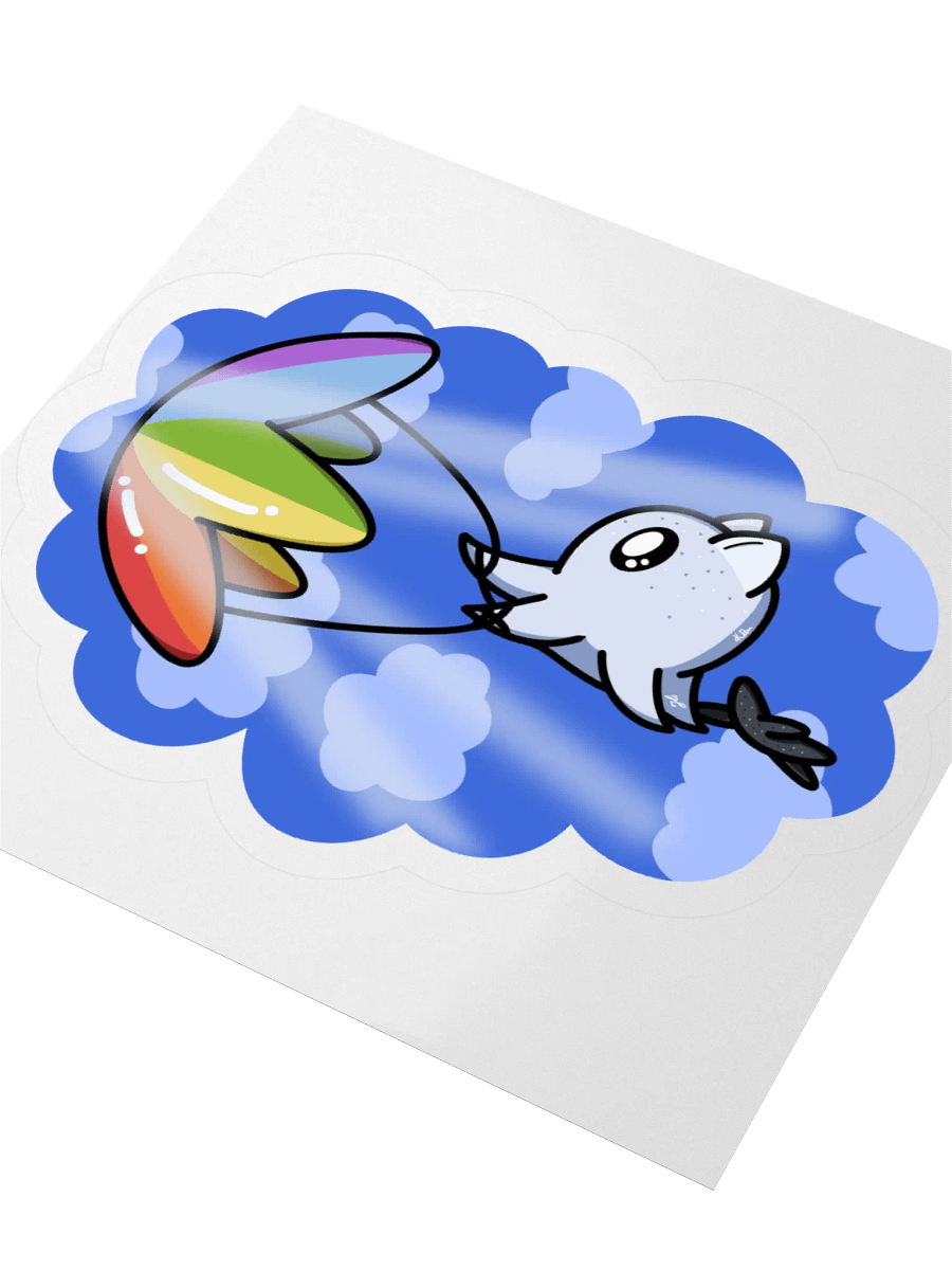 Squish Parachute Sticker product image (3)