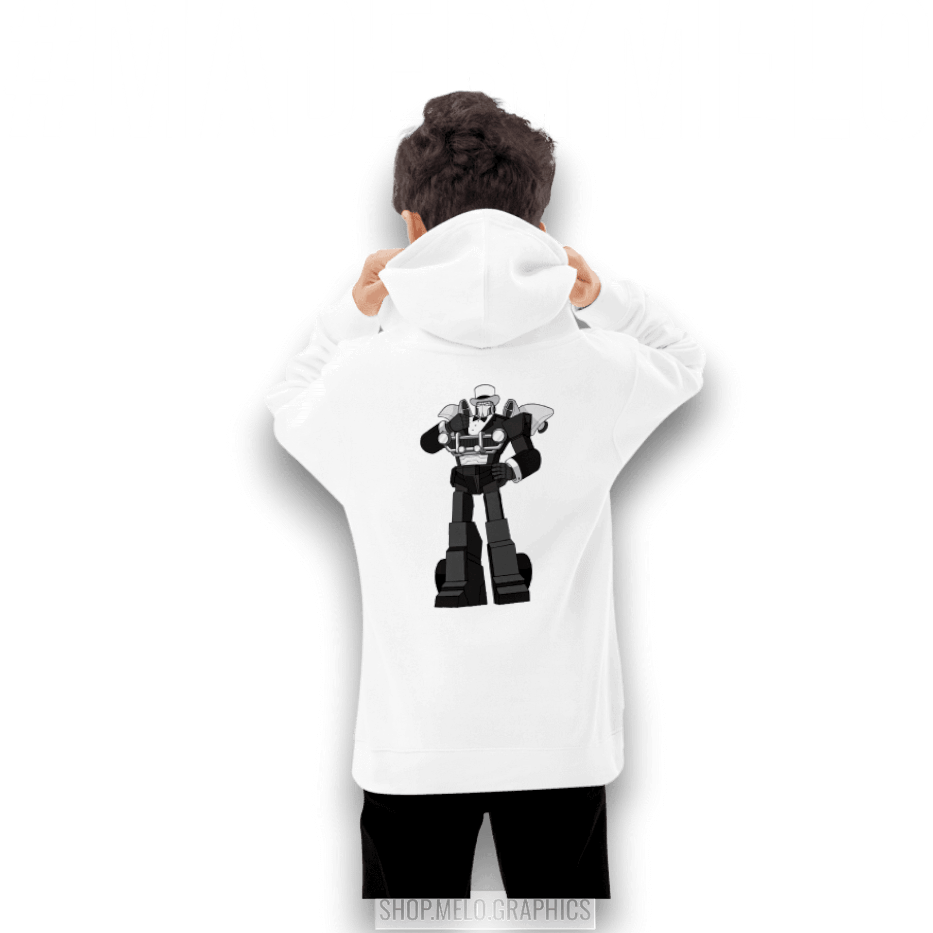 Fancy Carball Bot - Kids Hoodie | #MadeByMELO product image (2)
