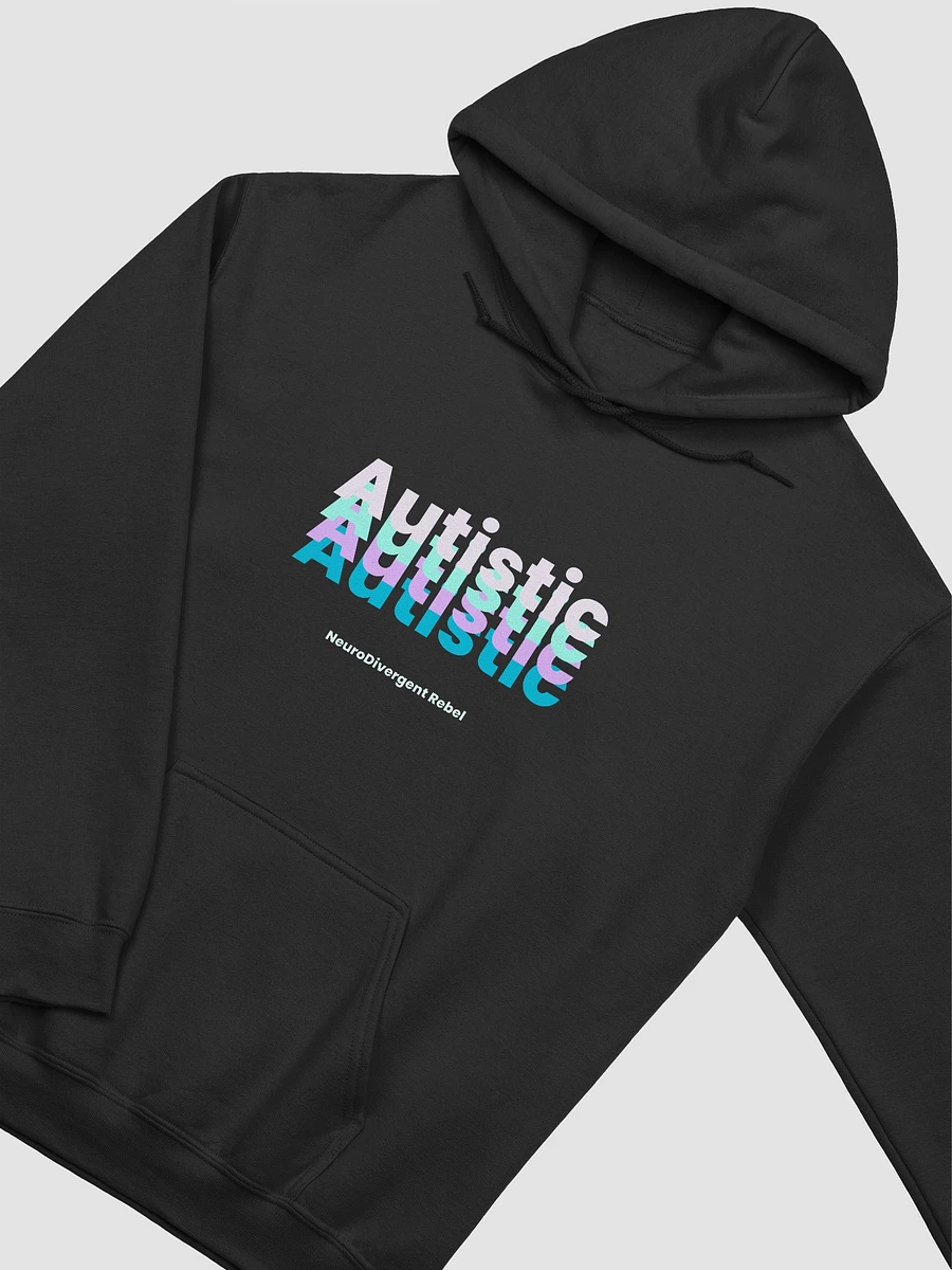 Autistic x4 (Lavender, Teal, Purple and Turquoise Words) Classic Unisex Hoodie product image (33)
