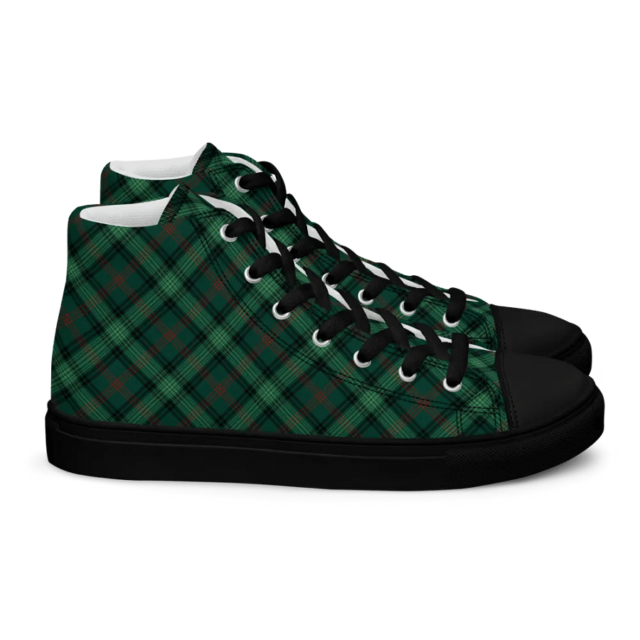 Ross Hunting Tartan Men's High Top Shoes product image (3)